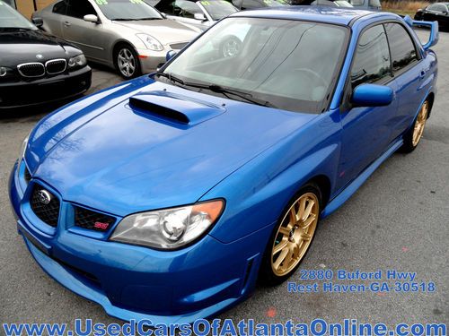 2006 subaru impreza wrx sti sedan 4-door 2.5l turbocharged, 6 spd manual