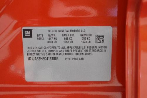 2012 Chevrolet Sonic 2LS, US $12,345.00, image 11