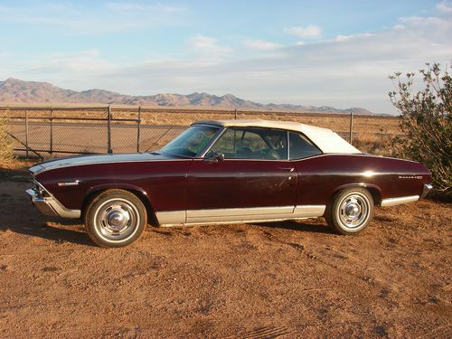 Convertible  malibu 1969  great sunday cruser second owner all orignal