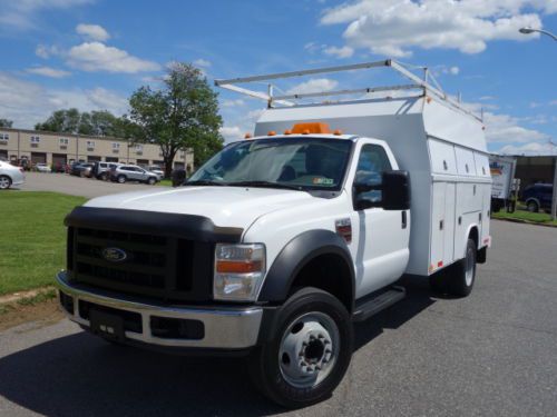 Ford f-550 xl dually reading utility box ladder rack cold a/c no reserve