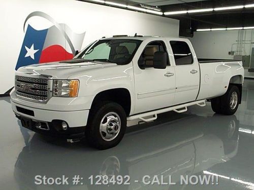 2012 gmc sierra 3500 denali crew diesel drw 4x4 nav 58k texas direct auto