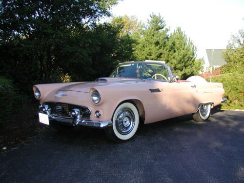 1956 ford thunderbird (rare &#034;buckskin tan&#034;)