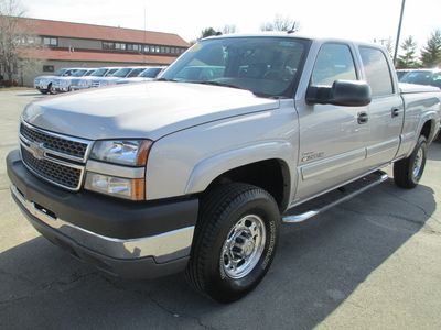 2005 chevrolet silverado 2500hd 4wd crew cab lt--diesel--leather