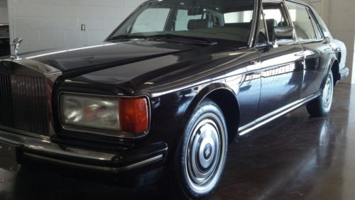 1986 rolls royce silver spur, 23,000 original miles, black, no rust, arizona car