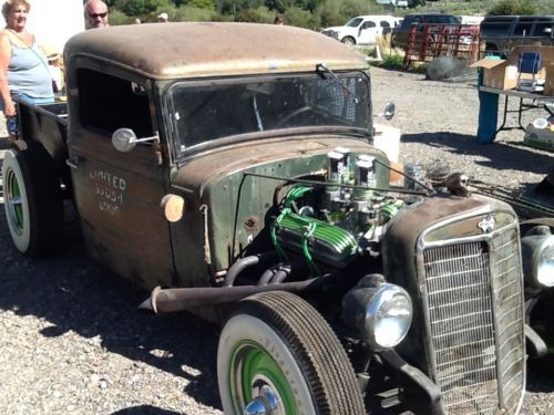 1934 international rat rod chopped truck  super cool