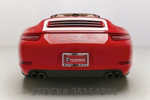 2013 PORSCHE 911 CARRERA S CONVERTIBLE 5K MI NAV BURMESTER HEATED COOLED SEATS, image 4
