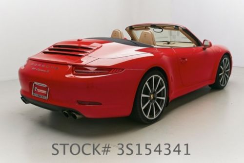 2013 PORSCHE 911 CARRERA S CONVERTIBLE 5K MI NAV BURMESTER HEATED COOLED SEATS, image 6