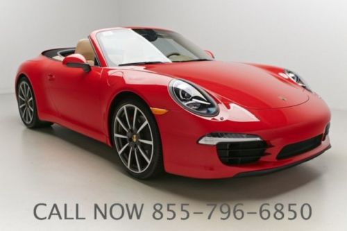 2013 PORSCHE 911 CARRERA S CONVERTIBLE 5K MI NAV BURMESTER HEATED COOLED SEATS, image 7