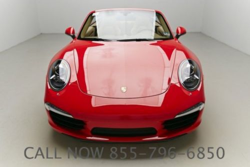 2013 PORSCHE 911 CARRERA S CONVERTIBLE 5K MI NAV BURMESTER HEATED COOLED SEATS, image 9