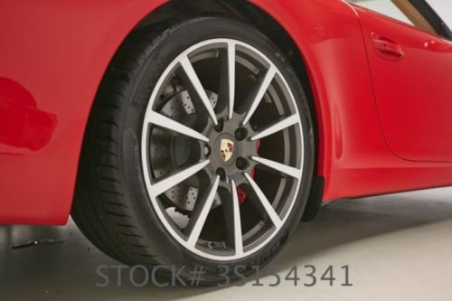 2013 PORSCHE 911 CARRERA S CONVERTIBLE 5K MI NAV BURMESTER HEATED COOLED SEATS, image 12