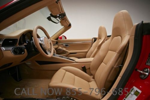 2013 PORSCHE 911 CARRERA S CONVERTIBLE 5K MI NAV BURMESTER HEATED COOLED SEATS, image 16