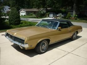 1969 cougar xr-7 convertible 2 owner car nr