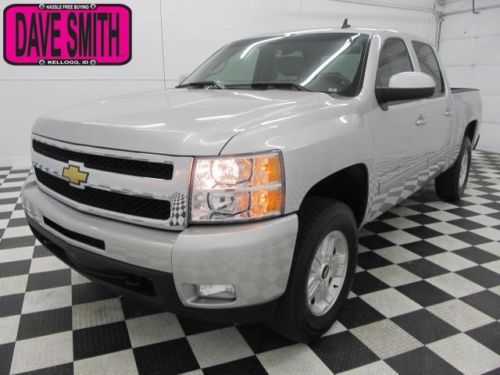 11 chevy silverado 1500 ltz z71 crew cab 4x4 heated leather seats bed liner