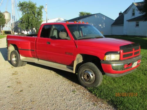 1998 dodge ram 3500 4x4 long bed gooseneck cushion bumper quad cab