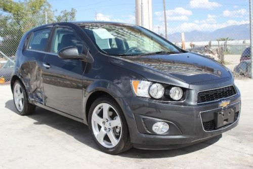 2014 chevrolet sonic ltz damaged repairable salvage runs! good coolant! l@@k!