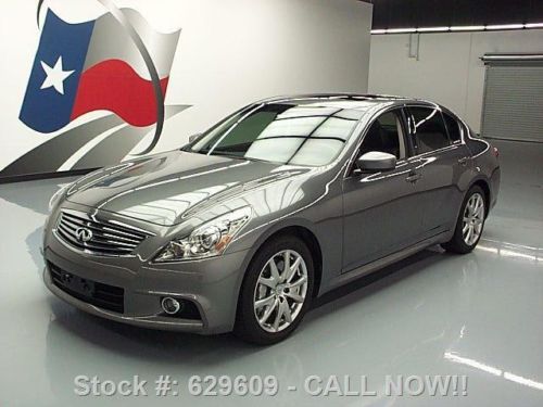 2012 infiniti g37 sport sunroof nav rearview cam 49k mi texas direct auto