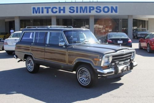 989 jeep grand wagoneer 4wd excellent condition low miles