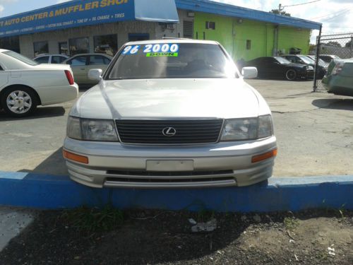 1996 lexus ls400 base sedan 4-door 4.0l