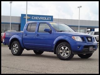 12 nissan frontier pro-4x crew cab 4wd 4.0l v-6 18&#034; wheels blue tooth
