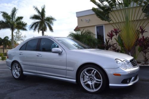 2006 c55 amg c class 362 horsepower florida driven sedan navigation sunroof 72k