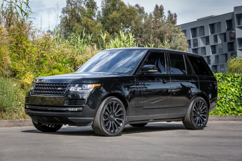 2014 land rover range rover supercharged ebony edition