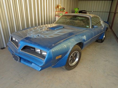 1978 firebird trans am pontiac 400 hurst 4 spd cars n concepts t-tops no reserve