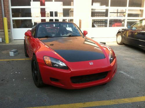 Honda s2000 - f20c - cheap! body man's special! lowered, intake, exhaust, drift!