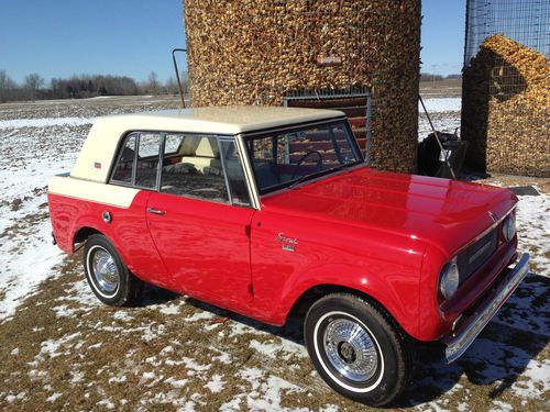 Ultra rare 1967 international harvester scout sport top! show quality