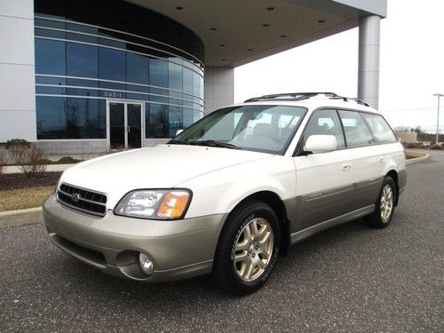 2002 subaru outback limited awd pearl white extra clean