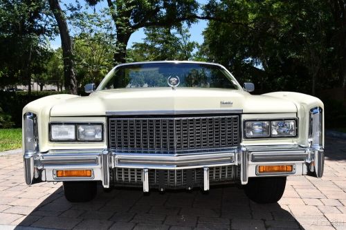 1976 cadillac eldorado very rare phoenician ivory over ivory leather interior