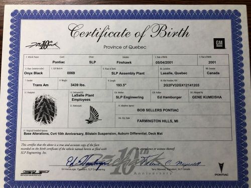 2001 Pontiac Firebird, US $54,990.00, image 15