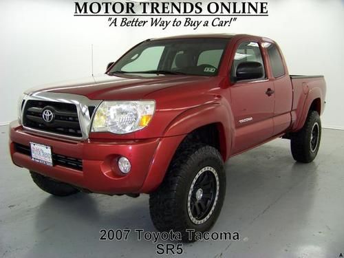 4x4 sr5 v6 access cab custom wheels pioneer audio 2007 toyota tacoma 86k
