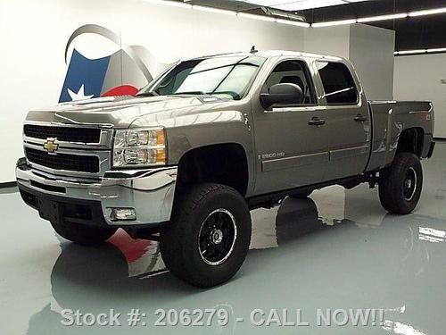 2008 chevy silverado 2500hd lt crew z71 4x4 lifted 34k! texas direct auto