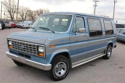 1990 ford econoline conversion van no reserve auction