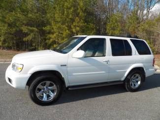 Nissan : 2004 pathfiner le platinum edition 4x4 pearl white 77k miles so nice!!