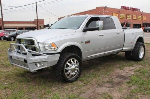 2011 ram 3500 4wd 4x4 mega cab laramie nav cam dvd power runing board lifted