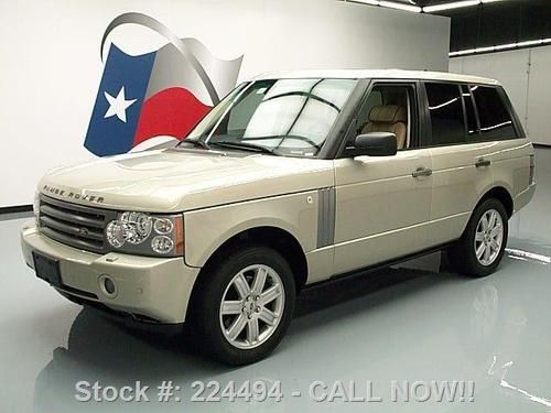 2006 land rover range rover hse 4x4 sunroof nav 70k mi texas direct auto