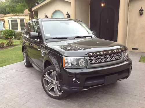 2010 land rover range rover sport supercharged sport utility 4-door 5.0l