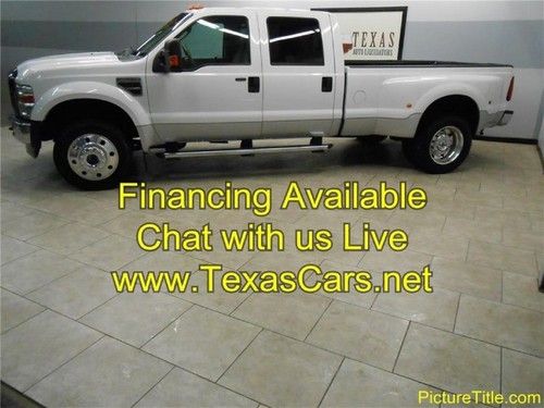 08 f450 4wd dually lariat leather crew 6.4 diesel sunroof we finance!!