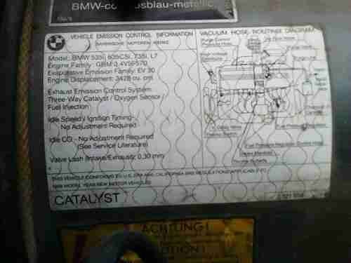 1986 BMW 635CSi coupe 3.5 liter 6cyl, 5sp. / 60 day Layaway / World shipping, US $2,500.00, image 8