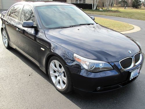 2005 bmw 545i 325hp v8 sports pkg,comfort seats,prem. sound 1 owner 98,500 miles