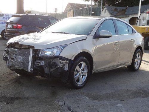 2012 chevrolet cruze lt1 damaged salvage economical low miles export welcome!!