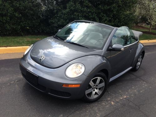 2006 volkswagen beetle 2.5 convertible ,1 owner , no reserve, clean carfax