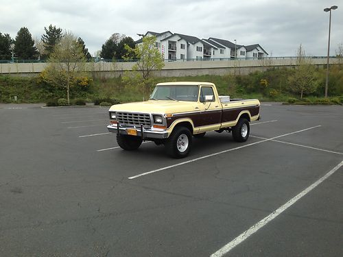 1978 ford f250 4x4 ranger camper special highboy