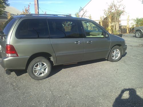 VAN WHEELCHAIR HANDICAP FORD FREESTAR 2006 REAR ENTRY LEATHER SEAT TWO WHEELCHAI, US $11,999.00, image 4