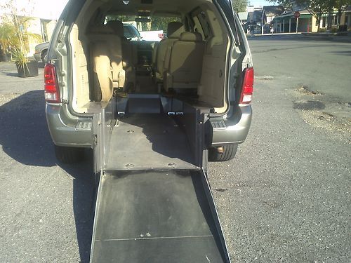 VAN WHEELCHAIR HANDICAP FORD FREESTAR 2006 REAR ENTRY LEATHER SEAT TWO WHEELCHAI, US $11,999.00, image 7