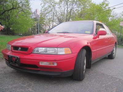 Super clean 2dr 1993 acura legend leather, sharp red rare find