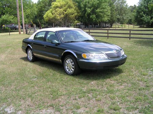 1999 lincoln continental - green