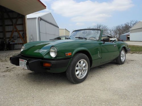 1980 triumph spitfire 1500 hard top overdrive no reserve!