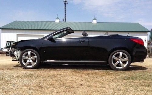 2007 pontiac g6 hardtop retractable convertible - repariable - clear title